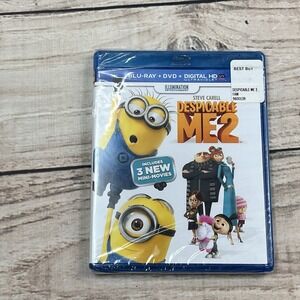 New Despicable Me 2 (Blu-ray/DVD,‎ 2016, 2-Disc Set) & Digital Copy Unsealed